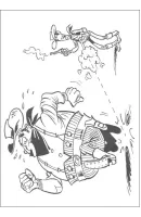Lucky Luke kleurplaat 28